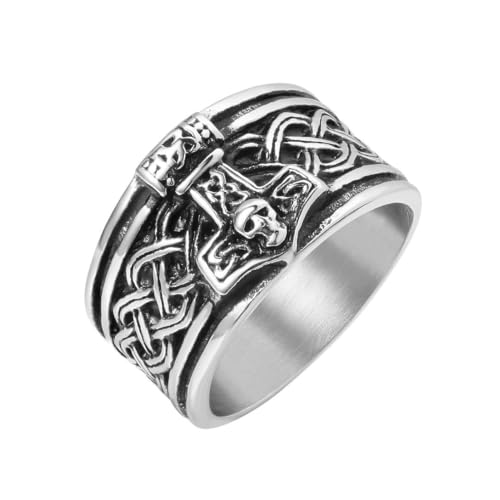 Gu Feng Accessoires Persönlichkeit Vintage Viking Quake Herren Titan ring von Gu Feng