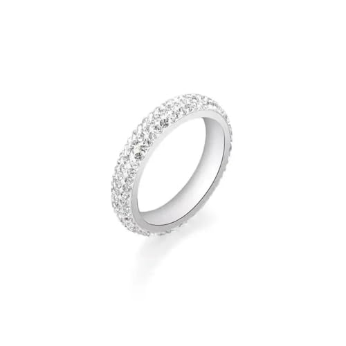 Gu Feng Kristall Runde Ringe für Frauen Mode Schmuck Strass Ringe Hochzeit Party Ringe von Gu Feng