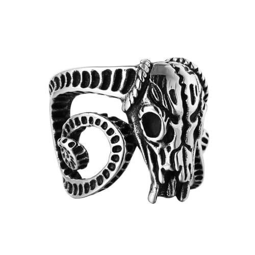 Gu Feng Persönlichkeit Punk Männer Monster Titanstahl Ring Schmuck von Gu Feng