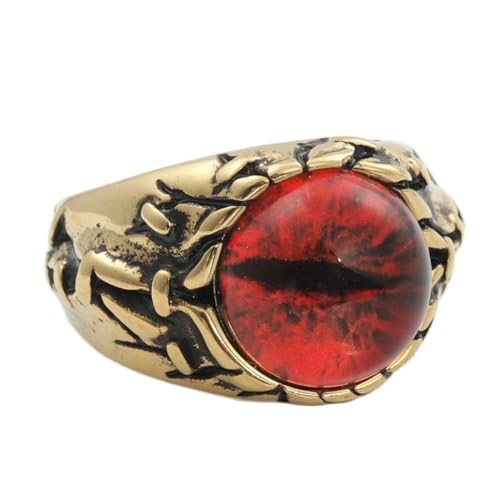 Gu Feng Persönlichkeit Vintage Devil's Eye Augapfel Herren Titan ring von Gu Feng