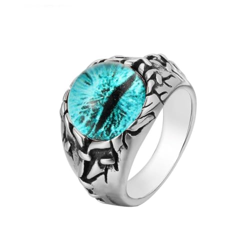 Gu Feng Persönlichkeit Vintage Devil's Eye Augapfel Herren Titan ring von Gu Feng