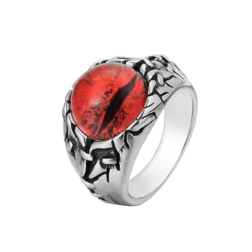 Gu Feng Persönlichkeit Vintage Devil's Eye Augapfel Herren Titan ring von Gu Feng