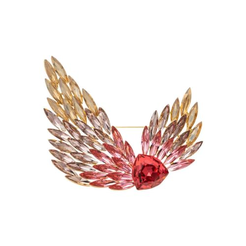 Mode Luxus Engel FlügelBroschehell Farbverlauf Kristall Flügel Korsage von Gu Feng