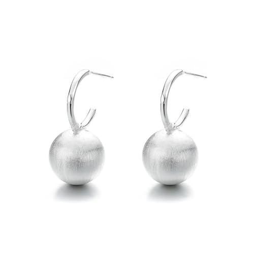 Ohrstecker 925 Sterling Silber kreative Ohrringe Frau einfache Ohrringe von Gu Feng