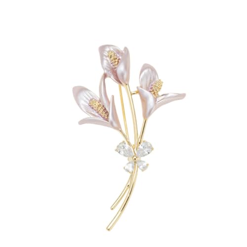 Schmetterlingslilie Brosche Einfache Blume Frau Schmuck Accessoire von Gu Feng