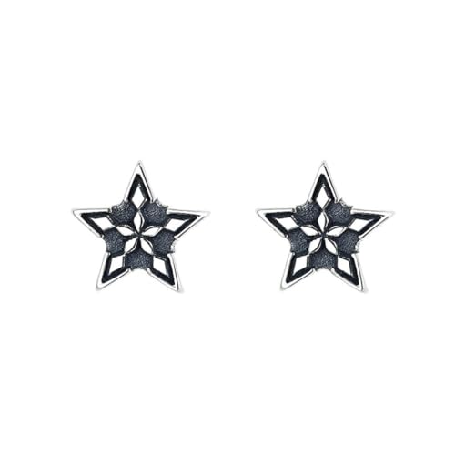 Stud Earrings 925 Sterling Silver Vintage Personality Creative Star Earrings Women Earrings von Gu Feng