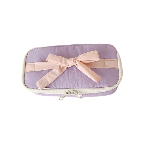 Big Bowknot Stiftbeutel Große Kapazität Bleistiftkoffer Tragbarer Stift Organizer Reisebühne Für Büroschule Pastell Süßigkeiten Farbstifte Beutel Beutel von Guaber