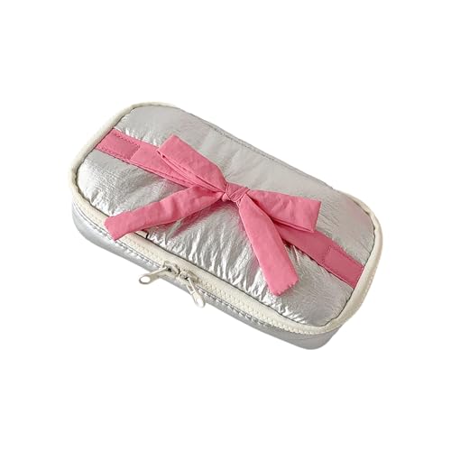 Big Bowknot Stiftbeutel Große Kapazität Bleistiftkoffer Tragbarer Stift Organizer Reisebühne Für Büroschule Pastell Süßigkeiten Farbstifte Beutel Beutel von Guaber