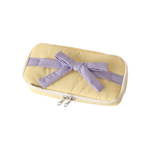 Big Bowknot Stiftbeutel Große Kapazität Bleistiftkoffer Tragbarer Stift Organizer Reisebühne Für Büroschule Pastell Süßigkeiten Farbstifte Beutel Beutel von Guaber