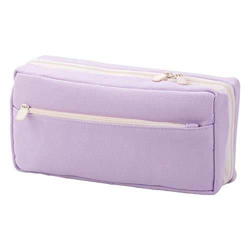 Bleistift Mit Großer Kapazität Multifunktions Leinwandfächer Stiftbeutel Mit Reißverschluss Aufbewahrungstasche Geschenk Für Schüler Schreibwaren Organizer Reißverschluss Fall Beutel Inhaber von Guaber