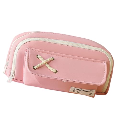 Canvas Bleistiftkoffer Großer Kapazität Schreibkapazität Bag Mädchen Make Up Ästhetische Stiftschule Büroversorgungen Mädchen Fall Schreibkapazität Stiftbeutel Großer Kapazität von Guaber