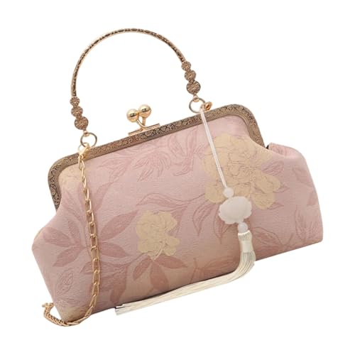 Chinesische Stile Crossbody Umhängetasche Für Frauen Bestickte Florale Geldbörsen Eleganter Handtasche Clutch Chinesische Crossbody Tasche von Guaber