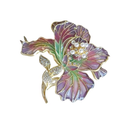 Einzigartige, funkelnde Anstecknadel, Blumenschmuck mit künstlichem Kristall-Blumen-Abzeichen für den täglichen Gebrauch, besondere Anlässe, Legierungsnadel, Einheitsgröße, Wie beschrieben Einzigartige, funkelnde Anstecknadel, Blumenschmuck mit künstlichem Kristall-Blumen-Abzeichen für den täglichen Gebrauch, besondere Anlässe, Legierungsnadel, Einheitsgröße, Wie beschrieben von Guaber