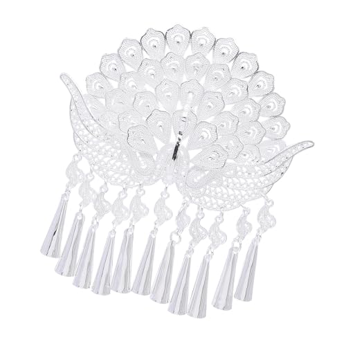 Ethnische Funkelnde Quasten Haarschmuck Braut Kopfbedeckungen Party Quasten Läse Auf Augenhaare Schmuck Kostümdekoration von Guaber