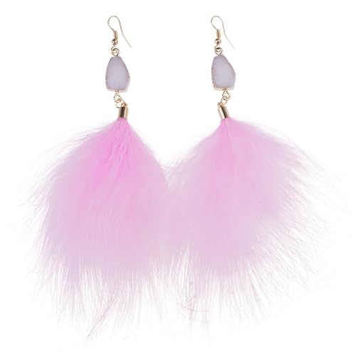 Frauen Natürliche Quastenschuh Ohrringe Farbstifte Hengte Mädchen Festival Geburtstagsfeier Schmuckocaccessoires Mode Kleine Ohrringe von Guaber