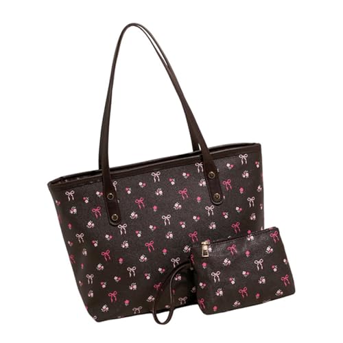 Frauen Umhängetasche Schöne Bögen Handtasche PU Leder Achselgröße Großkapazität Einkaufen Einfach Unterarm Für Tägliche PU Leder Achsel Für Frauen Große Kapazität Schulter Handtasche Einkauf von Guaber