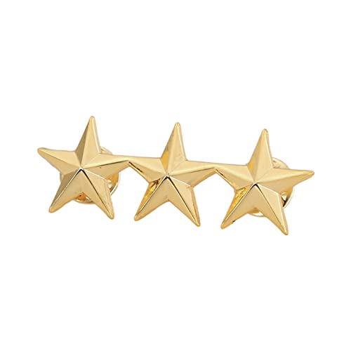 Fünfzackiger Stern Revers Pin Kragen Brosche Abzeichen Damen Herren Metall Abzeichen Clip Metall Fünfzackiger Abzeichen Schmuck Kostüm Dekorationen, round 5, Wie beschrieben Fünfzackiger Stern Revers Pin Kragen Brosche Abzeichen Damen Herren Metall Abzeichen Clip Metall Fünfzackiger Abzeichen Schmuck Kostüm Dekorationen, round 5, Wie beschrieben von Guaber