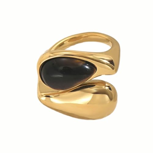 Geometrische Perlen Offene Ringe Handschmuck Mode Finger Ringe Kupferstruktur Geeignet Für Enthusiasten Präsentieren Geometrische Perlenzubehör von Guaber