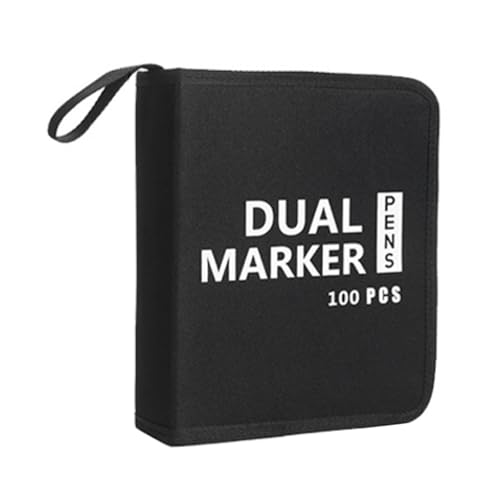 Guaber 60/72/100/120 Slots Malvorlagen Bleistift Taschen Multifunktional Hochkapazitätsnotenkoffer Kunstmarker Tragetasche Mit Malvorlagen Beutel von Guaber