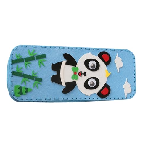 Guaber Cartoon Animal Bleistift Hülle Handgefertigte Stiftbeutel Nähkits Bildungsspielzeug Für Kinder Vorschulalter Erstellen Einzigartiger Schulbehälter Handgefertigt von Guaber
