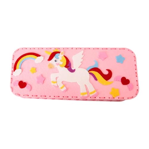 Guaber Cartoon Animal Bleistift Hülle Handgefertigte Stiftbeutel Nähkits Bildungsspielzeug Für Kinder Vorschulalter Erstellen Einzigartiger Schulbehälter Handgefertigt von Guaber