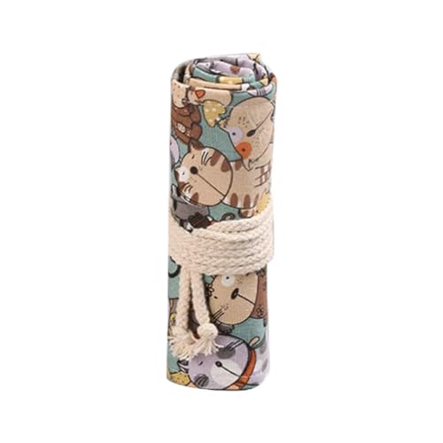 Guaber Cartoon Für Katze 24.12.36/48/72 Löcher Leinwand Rollstift Vorhang Bleistift Für Gehäuse Make Up Wraphalter Aufbewahrungstasche Bleistift Beutel Tragbares Büro Schreibwaren Make Up Schulbedarf Guaber Cartoon Für Katze 24.12.36/48/72 Löcher Leinwand Rollstift Vorhang Bleistift Für Gehäuse Make Up Wraphalter Aufbewahrungstasche Bleistift Beutel Tragbares Büro Schreibwaren Make Up Schulbedarf von Guaber