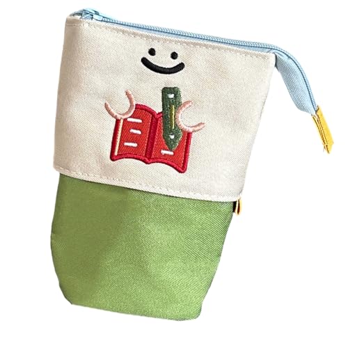 Guaber Cartoon Pencil Case Teleskop Standardmäßig Stifthalter Reißverschluss Stift Für Boy Girl Mehrere Fachbeutel von Guaber