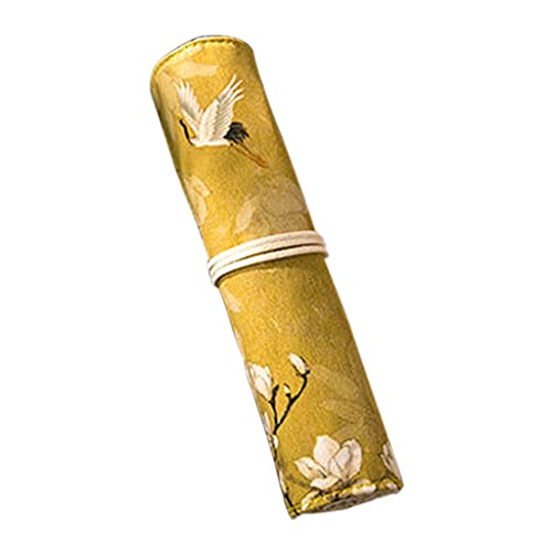 Guaber Chinesische Stil Bleistiftbeutel Stationerie Speicher Ancient Kreativ Retro Große Kapazität Make Up Kosmetik Großkapazität Stift Koffer Schulmaterial Beutel Organisator Für Erwachsene Frauen von Guaber