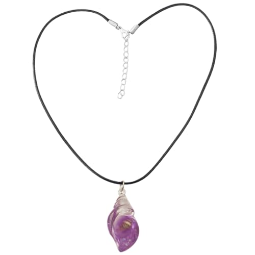 Guaber Harz-Conch-Anhänger-Halskette, modische Harz-Conch-Halskette, einzigartiger Anhänger, Halskette für den täglichen Gebrauch, 455cm pendant 39*20mm, Kunststoff / Harz Guaber Harz-Conch-Anhänger-Halskette, modische Harz-Conch-Halskette, einzigartiger Anhänger, Halskette für den täglichen Gebrauch, 455cm pendant 39*20mm, Kunststoff / Harz von Guaber