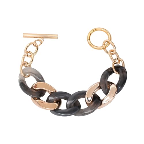 Guaber Mode Harz Armchen Süßigkeiten Farbe Handchain Verstellbare Länge Armbandei Party Schmuck Für Hoch Entwickelte Damen Frauenarmband von Guaber