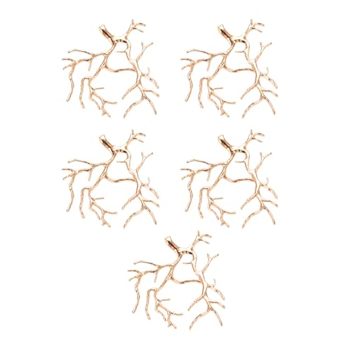 Guaber Packung Von 5 Baumzweigblanks Basis Halskette Anhänger Zarte Coppers Plattierbaumzweige Blanks Basis Schmuckanhänger Kupferanhänger von Guaber