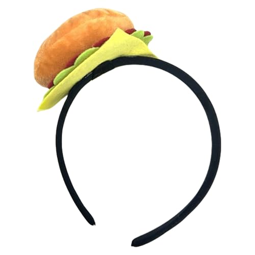 Spaß Wie Hamburger Hairband Rollenspiel Kopfbedeckung Mit Realistischem Design Für Erwachsene Kinder Lässig Und Party Sammeln Hamburger Haarband von Guaber