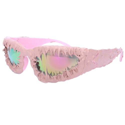Guaber Unisex-Sonnenbrille, Strandpartys, schlank, schützend, stilvolle Brillen für Maskeraden und Strandpartys, Metallspikes, Schatten Guaber Unisex-Sonnenbrille, Strandpartys, schlank, schützend, stilvolle Brillen für Maskeraden und Strandpartys, Metallspikes, Schatten von Guaber