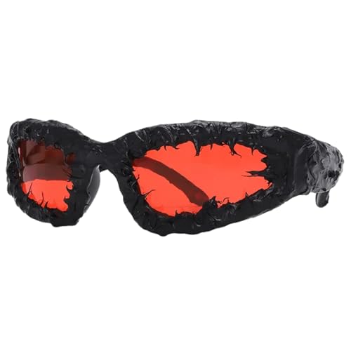 Guaber Unisex-Sonnenbrille, Strandpartys, schlank, schützend, stilvolle Brillen für Maskeraden und Strandpartys, Metallspikes, Schatten Guaber Unisex-Sonnenbrille, Strandpartys, schlank, schützend, stilvolle Brillen für Maskeraden und Strandpartys, Metallspikes, Schatten von Guaber