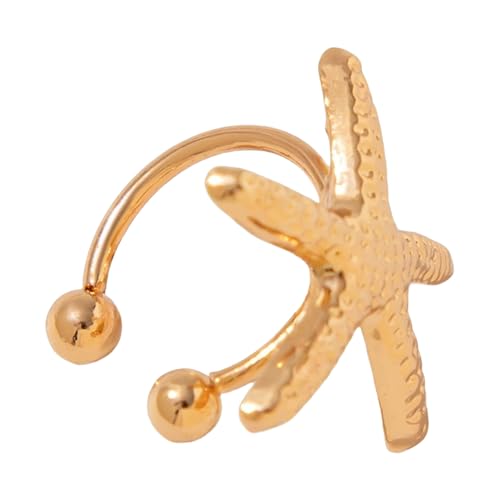 Handgefertigte Star Ohrringe Für Frauen Trendy Party Schmucksteuerfische Ohrclip Leichte Legierung Design Perfekte Geschenk Leichte Ohrringe Für Den Ganzen Tag von Guaber