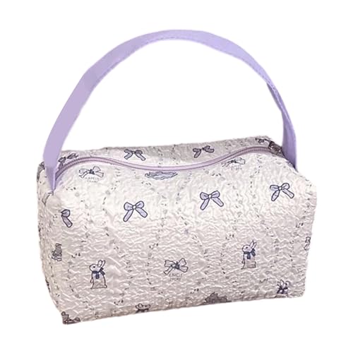 Kosmetik-Organizer aus Schaumstoff, stoßdämpfendes Design und geräumiger Aufbewahrungstasche für unterwegs, Kosmetiktasche mit Trennwänden, Bubble Purple Handhe, Einheitsgröße von Guaber