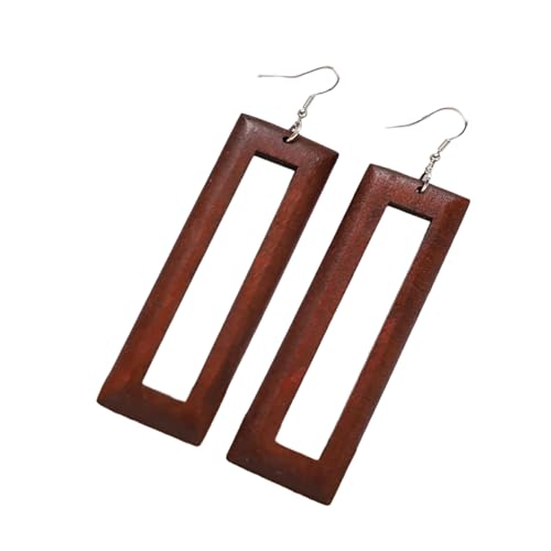 Leichte Holzohrringe Mit Retro Design Für Mode Stürmerinnen Die Ihre Saisonalen Garderobe Modische Drop Ohrringe Verbessern Möchten von Guaber