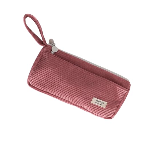 Mehrzweckstiftkoffer Großer Kapazität Cord Bleistift Hülle Reißverschlussbeutel Make Up Tasche Für Mädchen Die Frauen Täglich Schreibwarenlager Reisen von Guaber