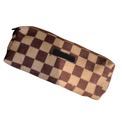 Mehrzweckstiftkoffer Großer Kapazität Corduroy Bleistiftkoffer Reißverschlussbeutel Make Up Tasche Für Mädchen Die Frauen Täglich Reißverschlüsse Schreibwarenbeutel Reisen von Guaber