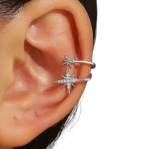 Mode Ohrmanschette Kein Durchdringender Schmuck Casual Accessoire Legierungstextur Für Pendlerpartys Und Reiselegungsohr Ohrmanschetten von Guaber