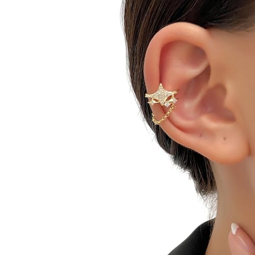 Mode Ohrmanschette Kein Durchdringender Schmuck Casual Accessoire Legierungstextur Für Pendlerpartys Und Reiselegungsohr Ohrmanschetten von Guaber