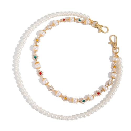 Mode Taillenkette Doppelschichthosen Kettengürtel Mehrschichtige Straßenhosen Ornament Kleidungszubehör Stylische Perlen Und Blumendesign von Guaber