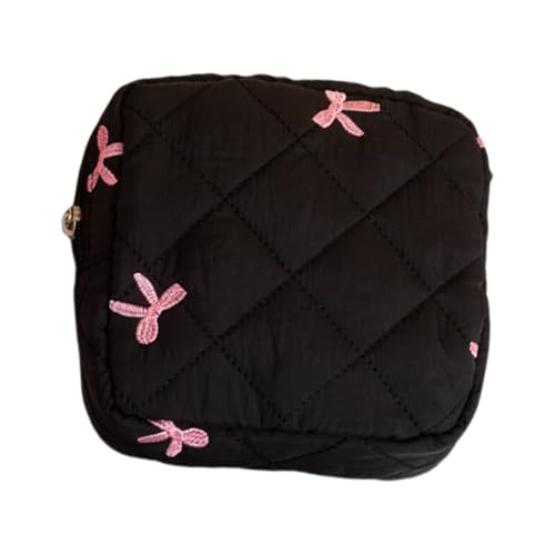 Moderner Bowknot Print Feminine Produkt Organizer Wasserdicht Damenbinden Organizer Elegante Kosmetiktasche für den täglichen Gebrauch Tragbare Feminine Hygienebeutel, Schwarz , Einheitsgröße Moderner Bowknot Print Feminine Produkt Organizer Wasserdicht Damenbinden Organizer Elegante Kosmetiktasche für den täglichen Gebrauch Tragbare Feminine Hygienebeutel, Schwarz , Einheitsgröße von Guaber
