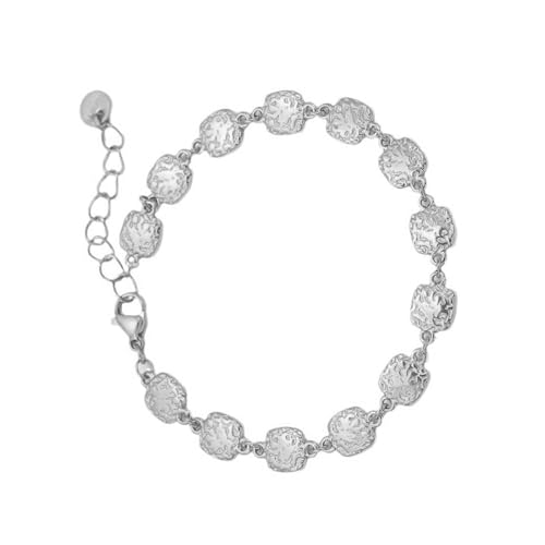 Robustes Gold Oder Silberquadratarmband Mit Einzigartigen Gehämmerten Designs Einzigartige Handgelenkskette Für Trendige Personen Stabiles Goldarmband Robustes Gold Oder Silberquadratarmband Mit Einzigartigen Gehämmerten Designs Einzigartige Handgelenkskette Für Trendige Personen Stabiles Goldarmband von Guaber