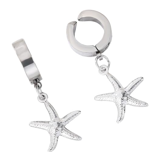 Sea Inspirierte Ohrclip Edelstahl Anti Slip Ohrringe Mit Elastischen Verschlussstärker/Schalenverzierungen Schmuck Trendy Ohrclips Mit Strandstil Design Sea Inspirierte Ohrclip Edelstahl Anti Slip Ohrringe Mit Elastischen Verschlussstärker/Schalenverzierungen Schmuck Trendy Ohrclips Mit Strandstil Design von Guaber