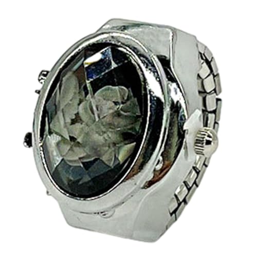 Unisex Watch Fingerschmuck Modische Elastische Gurtform Form Ringe Legierungsmaterial Verstellbare Ringe Für Frauen Uhr von Guaber