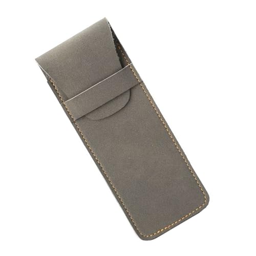 Vintage Leder Stifthalter Für Schulversorgungen Bleistifte Eraser Markierungen Mit Geräumigen Aufbewahrungsstifte Hülle Tasche Einfache Hülle Retro Beutelbox Für Schüler von Guaber