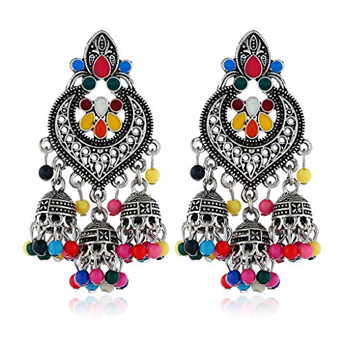 Vintage National Ohrhöhe Jhumki Drop Ohrringe Schöne Gypsy Quastel Dangle Schmuck Für Frauen Mädchen Ohrmanschettenmanschetten Für Nicht Durchbohrte Ohren Ohren Nicht Durchbohrte von Guaber