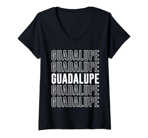 Damen Guadeloupe T-Shirt mit V-Ausschnitt Damen Guadeloupe T-Shirt mit V-Ausschnitt von Guadalupe Apparel