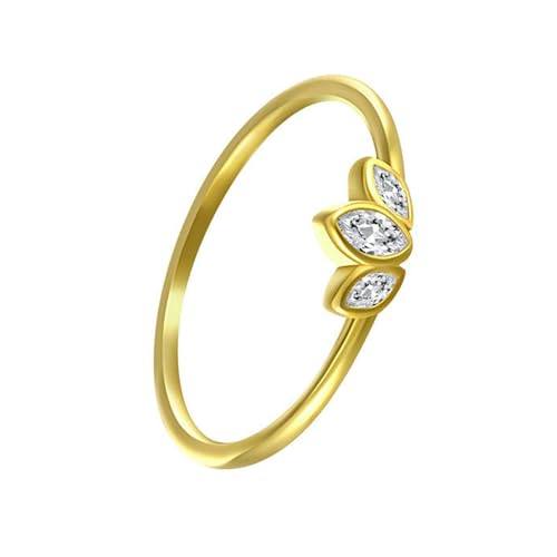 Gualiy 9 Karat Gold Damen Ring, Gelbgold Verlobungsringe Frauen Blatt mit Moissanit Ringe Größe 54 Gualiy 9 Karat Gold Damen Ring, Gelbgold Verlobungsringe Frauen Blatt mit Moissanit Ringe Größe 54 von Gualiy